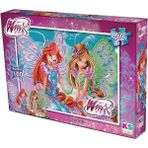 OMZ 100 Parça Winx Yapboz Kız Erkek Çocuk Oyuncak Eğitici Oyuncaklar - Çok Renkli