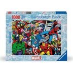 OMZ 12000510 Challenge Marvel 1000 Parça Ravensburger Puzzle Kız Erkek Çocuk Oyuncak Eğitici Oyuncaklar - Çok Renkli
