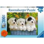 OMZ 127658 Cuddly Puppies 200 Parça Xxl Ravensburger Puzzle Kız Erkek Çocuk Oyuncak Eğitici Oyuncaklar - Çok Renkli