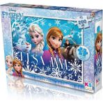 OMZ 200 Parça Frozen Puzzle Kız Erkek Çocuk Oyuncak Eğitici Oyuncaklar - Çok Renkli