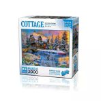 Omz 22526 Old Winter Cottage 2000 Parça Puzzle -Ks Puzzle Kız Erkek Çocuk Oyuncak Eğitici Oyuncaklar
