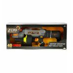 Omz 4574 Zapp Toys 40 Mermili Sünger Dart Atan Silah 57cm Kız Erkek Çocuk Oyuncak Eğitici Oyuncaklar