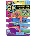 OMZ 4785 Zıp Clip Zipper Clips 3lü -Sunman Kız Erkek Çocuk Oyuncak Eğitici Oyuncaklar - Çok Renkli