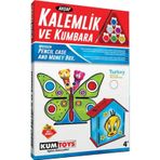 Omz 5304 Ahşap Kalemlik Ve Kumbara Seti Kız Erkek Çocuk Oyuncak Eğitici Oyuncaklar