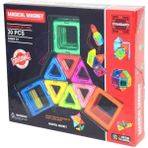 OMZ 6080 Başel, Magical Magnet 30 Parça Kız Erkek Çocuk Oyuncak Eğitici Oyuncaklar - Çok Renkli