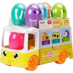 Omz 73098 Tomy, Yumurta Otobüsü, 12-36 Ay Kız Erkek Çocuk Oyuncak Eğitici Oyuncaklar