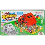 OMZ 8202 Ali Babanın Çiftliği 3D Puzzle ve Boyama -Totteriq Kız Erkek Çocuk Oyuncak Eğitici Oyuncaklar - Çok Renkli