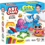 OMZ Art Craft Deniz Hayvanları Oyun Hamuru Seti 13 Parça Kız Erkek Çocuk Oyuncak Eğitici Oyuncaklar - Çok Renkli