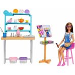 OMZ Barbie'nin Sanat Atölyesi HCM85 Kız Erkek Çocuk Oyuncak Eğitici Oyuncaklar - Çok Renkli