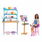 Omz Barbie'nin Sanat Atölyesi Hcm85 Kız Erkek Çocuk Oyuncak Eğitici Oyuncaklar