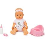 OMZ Boubou Altını Islatan Sesli Bebek Seti 30CM - S02030121 Kız Erkek Çocuk Oyuncak Eğitici Oyuncaklar - Çok Renkli