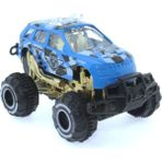 OMZ Çek Bırak Mini Off Road Mavi Polis Aracı Kız Erkek Çocuk Oyuncak Eğitici Oyuncaklar - Çok Renkli