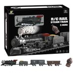 Omz Classic Steam Kumandalı 2,4 Ghz Pilli Tren Seti 30 Parça 1613G Kız Erkek Çocuk Oyuncak Eğitici Oyunc
