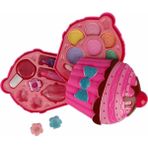 OMZ Cupcake Şekilli 2 Katlı Makyaj Güzellik Seti Kız Erkek Çocuk Oyuncak Eğitici Oyuncaklar - Çok Renkli