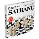 Omz Dama Ve Satranç Kutulu Oyun Kız Erkek Çocuk Oyuncak Eğitici Oyuncaklar