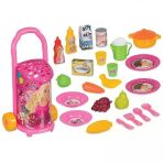 Omz Dede Barbie Pazar Arabası Kız Erkek Çocuk Oyuncak Eğitici Oyuncaklar