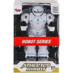 OMZ DF-6026 Işıklı ve Müzikli Hareketli Atletik Sporcu Robot -Vardem Oyuncak Kız Erkek Çocuk Oyuncak Eği - Çok Renkli