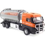 OMZ Die Cast Model Çek Bırak Yakıt Tankeri Kız Erkek Çocuk Oyuncak Eğitici Oyuncaklar - Çok Renkli