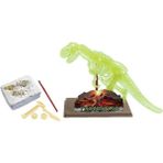 OMZ Dinozor Kazma Kiti Tyrannosaurus Iskeleti Kız Erkek Çocuk Oyuncak Eğitici Oyuncaklar - Çok Renkli