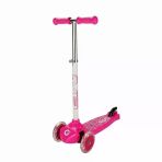 Omz Evo Işıklı 3 Tekerlekli Pembe Scooter Kız Erkek Çocuk Oyuncak Eğitici Oyuncaklar