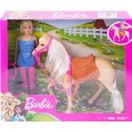 Omz Fxh13 Barbie Ve Güzel Atı Oyun Seti Kız Erkek Çocuk Oyuncak Eğitici Oyuncaklar