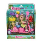 Omz Gaga Love Hayvanlarıyla Pembe Motor Gezisi Kız Erkek Çocuk Oyuncak Eğitici Oyuncaklar