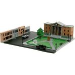 OMZ Geleceğe Dönüş Saat Kulesi Nano Sahnesi Diorama Modellemesi Kız Erkek Çocuk Oyuncak Eğitici Oyuncakl - Çok Renkli