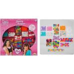 OMZ Hobi Set 2in1 Boncuk Takı Tasarım Harfli Kız Erkek Çocuk Oyuncak Eğitici Oyuncaklar - Çok Renkli