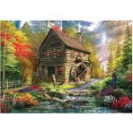OMZ Ks Mill Cottage 2000 Parça Puzzle Kız Erkek Çocuk Oyuncak Eğitici Oyuncaklar - Çok Renkli