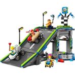 OMZ LEGO City Senin Kuralların: Yarış Arabası Rampa Parçası Kız Erkek Çocuk Oyuncak Eğitici Oyuncaklar - Çok Renkli
