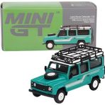 Omz Mini Gt 1-64 Land Rover Defender 110 1985 County Station Wagon Trident Green Kız Erkek Çocuk Oyuncak