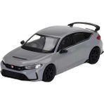 OMZ Mini Gt 1:64 Honda Civic Type R Sonic Gray Pearl Kız Erkek Çocuk Oyuncak Eğitici Oyuncaklar - Çok Renkli