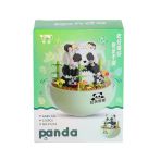 Omz P1274 Panlos Panda Blok Seti 510 Parça -Vagon Life Kız Erkek Çocuk Oyuncak Eğitici Oyuncaklar