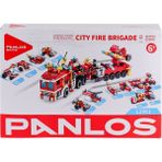 OMZ P633009 Panlos Şehir Itfaiyesi 557 Parça Blok Seti -Vagon Life Kız Erkek Çocuk Oyuncak Eğitici Oyunc - Çok Renkli
