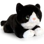 OMZ Peluş Siyah Kedi 25CM Kız Erkek Çocuk Oyuncak Eğitici Oyuncaklar - Çok Renkli