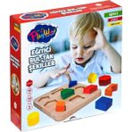 OMZ Playwood Ahşap Eğitici Bultak Şekiller Kız Erkek Çocuk Oyuncak Eğitici Oyuncaklar - Çok Renkli