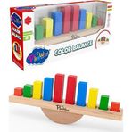 Omz Playwood Ahşap Renkli Balans Oyunu Kız Erkek Çocuk Oyuncak Eğitici Oyuncaklar