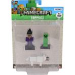 OMZ Pmı MC2020 Minecraft 3D Figür Toppeez 3lü Set Kız Erkek Çocuk Oyuncak Eğitici Oyuncaklar - Çok Renkli