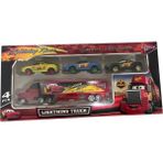 OMZ Racer Tır Seti 3 Lü Metal Arabalı Kız Erkek Çocuk Oyuncak Eğitici Oyuncaklar - Çok Renkli