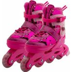 Omz Rising Sports Inline 4 Teker Paten Pembe Payetli Kız Erkek Çocuk Oyuncak Eğitici Oyuncaklar