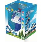 OMZ Robocar Poli Büyük Transforming Sesli Robot Kız Erkek Çocuk Oyuncak Eğitici Oyuncaklar - Çok Renkli