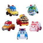 Omz Robocar Poli Gogo Rescue Deluxe 6'Lı Set Kız Erkek Çocuk Oyuncak Eğitici Oyuncaklar