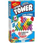 OMZ Tetra Tower Denge Kutu Oyunu Kız Erkek Çocuk Oyuncak Eğitici Oyuncaklar - Çok Renkli