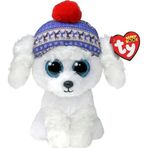 Omz Ty Beanie Boos Bereli Beyaz Peluş Köpek Sleighbell 18Cm Kız Erkek Çocuk Oyuncak Eğitici Oyuncaklar