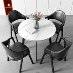 Ön büro sehpası/konferans salonu/müzakere masası/sandalye (siyah)
