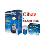 On Call Plus 50 Ölçüm Stribi Plus Kan Şekeri Ölçüm Cihazı
