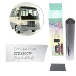 Ön Cam Güneşlik Filmi 220x20cm Seçenekli Siyah-aynalı
