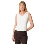 ON Dilim Yaka Simli Bluz, XL, 26K.ON.BLZ.61389.01, KREM, Kadın