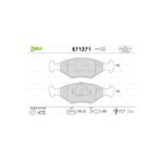 ÖN DİSK FREN BALATASI FIAT ELBA CSL 1.4/1.6 06/92 - 08/97 FIAT FİORİNO 1.4/1.6/1.7D 01/88 - 05/01 VALEO-671271