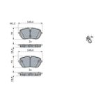 Ön Fren Balatası 330 Mm Astra L 21 Grandland 17 C5 Aırcross 18 308 14 3008 19 508 18 Ds4 21 Ds7 19 Ds9 20